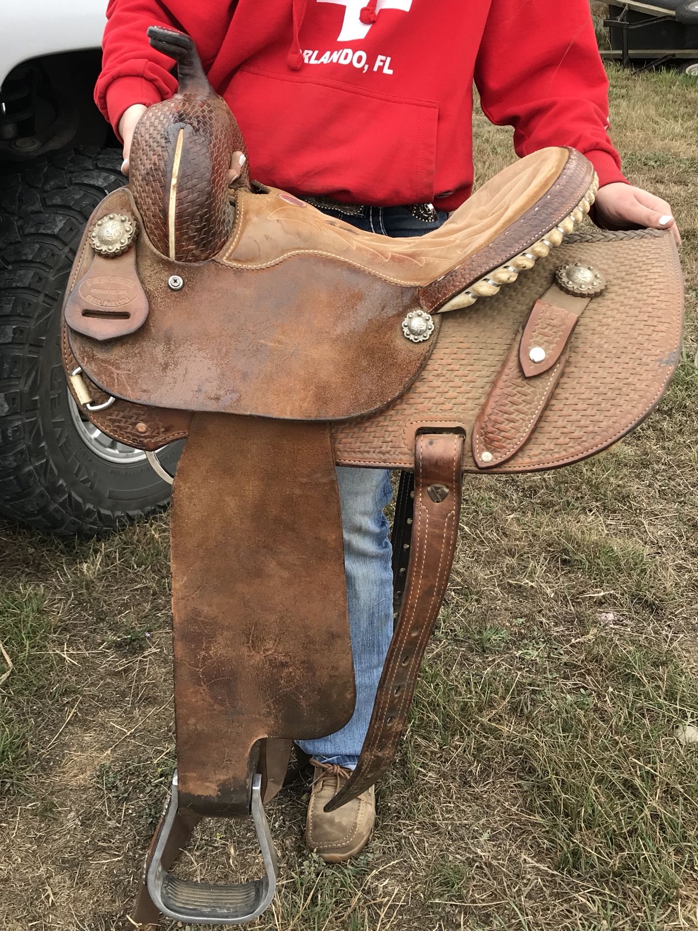 14” Cecil Phillips Barrel Saddle $700