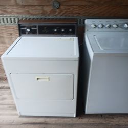 Ge Washer Machine & Kenmore Dryer