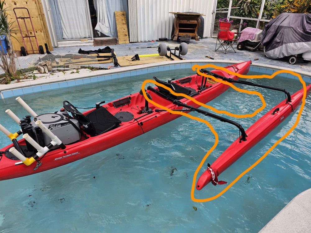 OBO Hobie AMA Right Side Stabilizer Kit  Sidekick Fishing  For Kayaking 