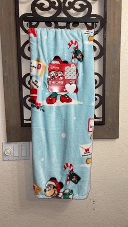 Disney Christmas throw blanket