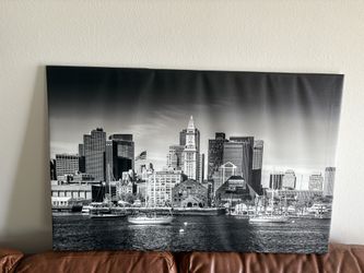 Boston Skyline Canvas Print 