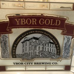 Ybor City Tampa Glass Bar Sign Very Uncommon