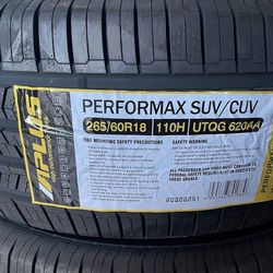 265/60/18 New Tires Set