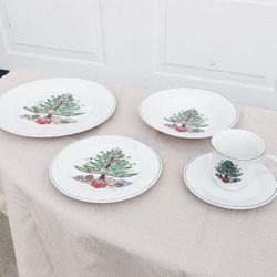 Vintage Christmas Dinnerware - 2 Boxes Available $20 Each