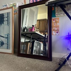 Wood Frame Mirror