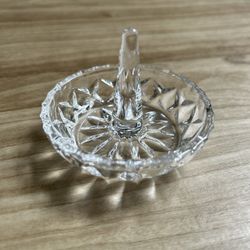 Glass Vintage Style Ring Holder