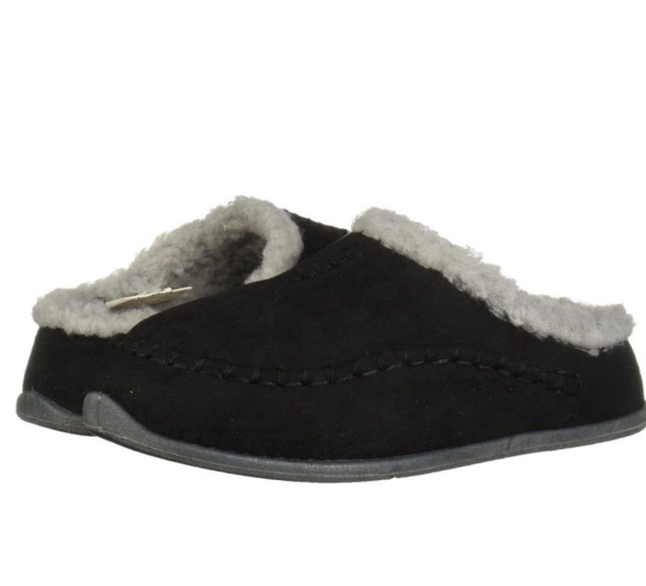 Deer Stag Youth Faux Shearling Lined Slippers