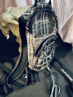 Dakine Backpack w/ insulated water bladder/bottle pocket. biking/skateboarding/jogging