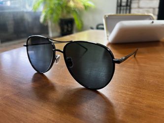Boucheron Sunglasses BC0062S 001 58□16-140 Metal Frame Blue-black Lens