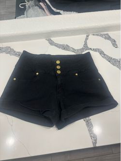Sneak peek shorts high rise large stretch