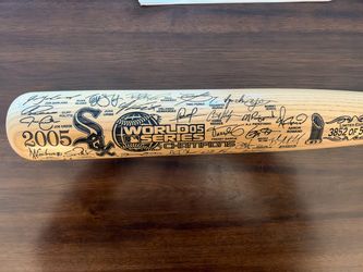 White Sox Autographed World Series Bat