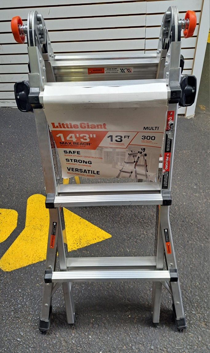 New 13 Ft Little Giant Multi Ladder