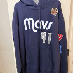 Dallas Mavericks Dirk Sweatshirt hoody  2XL