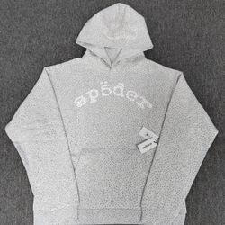 VVS grey Sp5der Hoodie Size M
