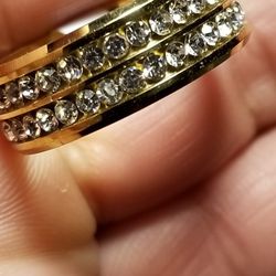 Men's titanium Wedding Engagement Promises Band Ring Size 11