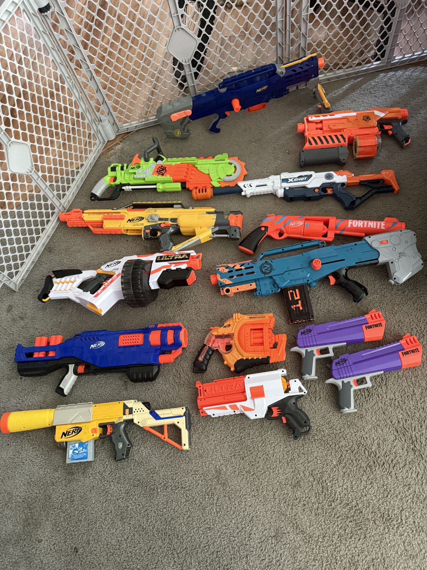 Nerf Guns For Sale. NOT SEPARATE. Buy It ALL.