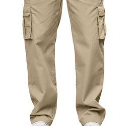  Brand New Men’s Cargo Pants Relaxed-Fit Size Large