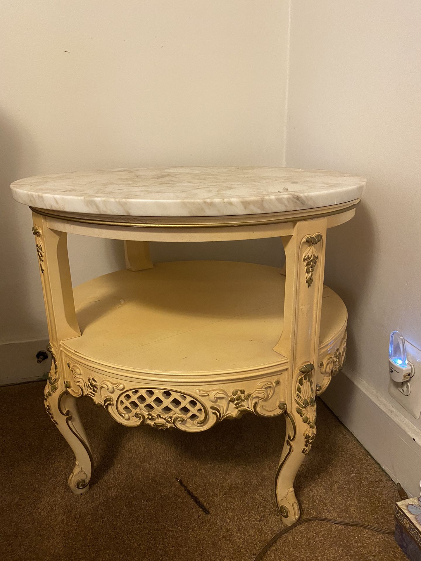 Antique marble table