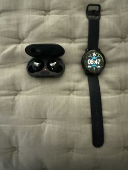 Samsung Galaxy Watch And Ear Buds