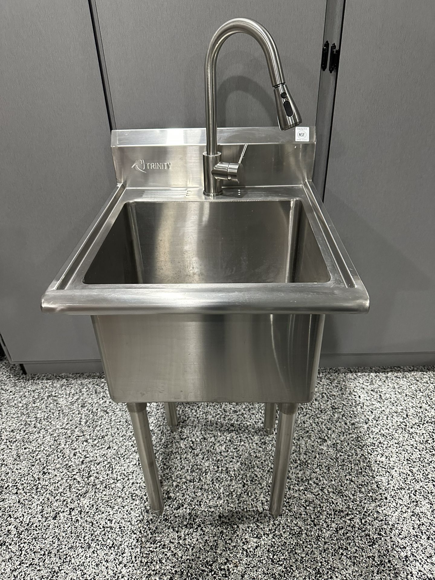 Trinity Stainless Steel Utility Basin