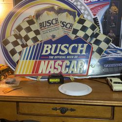 Aluminum 3 foot sign NASCAR $25 pick up only