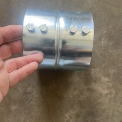 I actually have 4 inch EMT unit strike unit stretch straps compression couplings sets, screw connectors compression connectors. LB’s set screw couplin