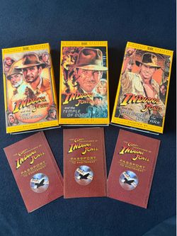 Indiana Jones Trilogy VHS Collection