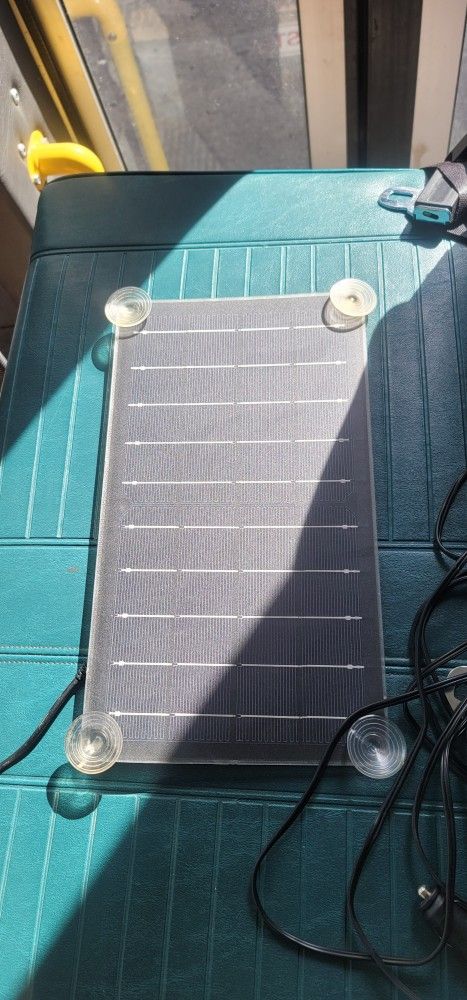 Solar Battery Charger Maintainer, 10W 12V Portable Solar Panel Trickle Charger