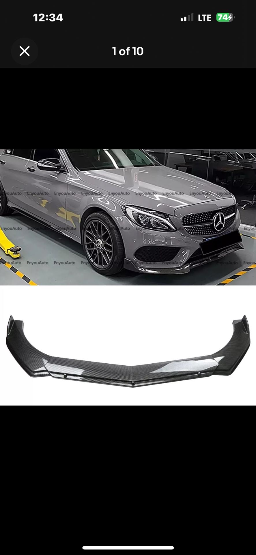 W205 C300 Front Lip
