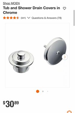 Watco Chrome Tub Overflow Plate