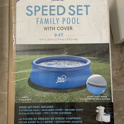 New Sealed Pool With Cover