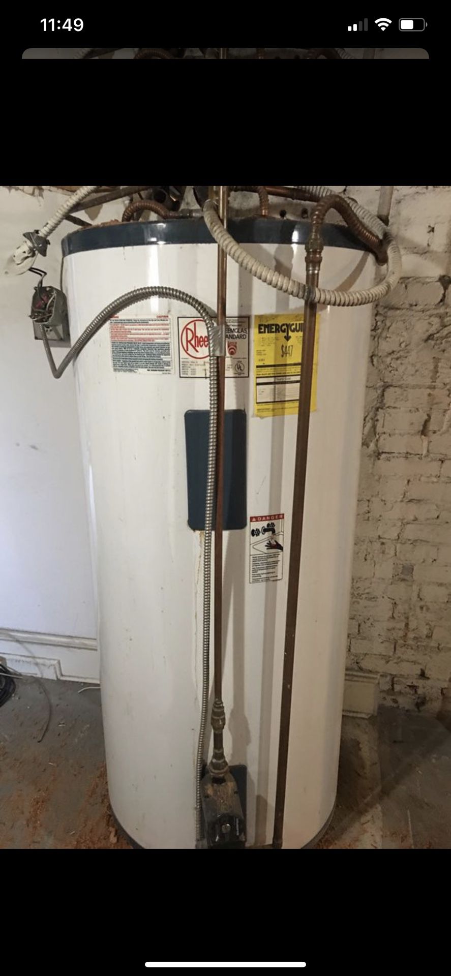 FREE! 120 Gallon Hot water heater (electric)