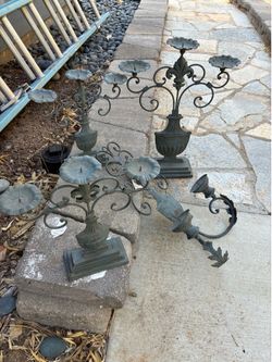 Outdoor Metal Candle Decorations