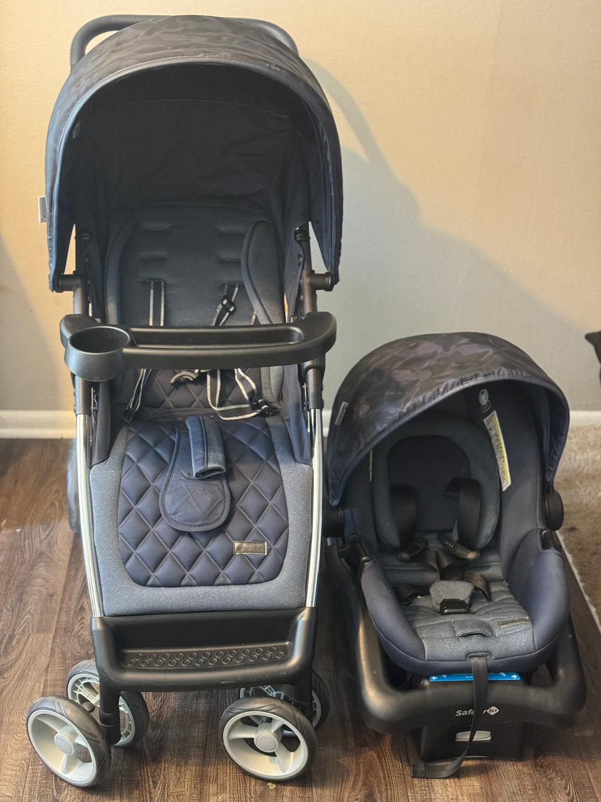 Baby Car Seat And Stroller Set $110