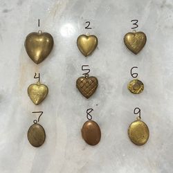 Vintage Lockets Perfect For Valentines