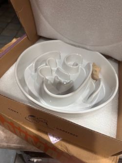 LE TAUCI Slow Feeder Dog Bowls Ceramic