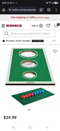 Brookstone golf chipping game