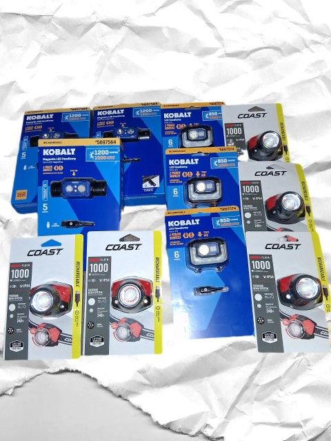 HEADLAMPS (Coast & Kobalt) 