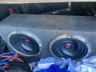 2 10 Inch Kenwoods And Amp