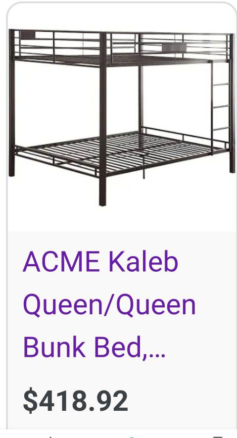 Acme Queen Over Queen Bunk Bed