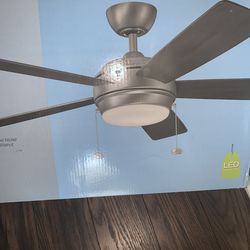 Kichler Brushed Nickel 52 Inch Ceiling Fan 