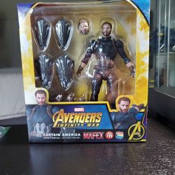 Mafex No. 122 Captain America (Infinity War Ver.) 