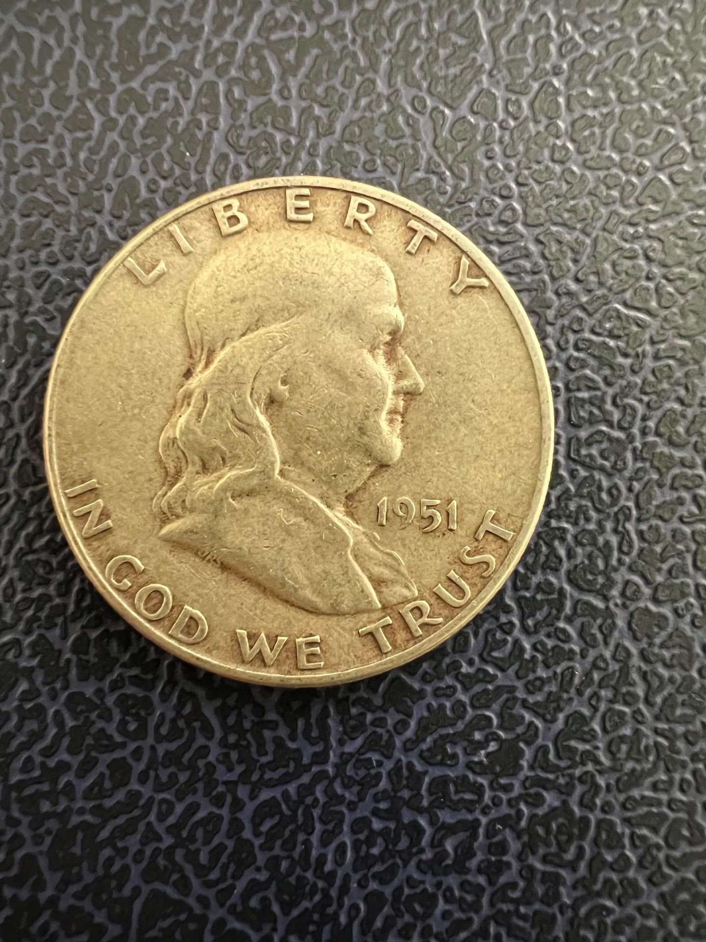 1951 S Franklin Half Dollar