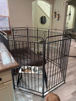 Heavy Duty Dog Playpen 12 Steel Panels 47" Height