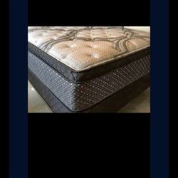 Queen bed pillow top can deliver