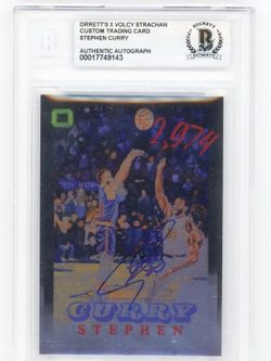 Stephen Curry Auto Cards 