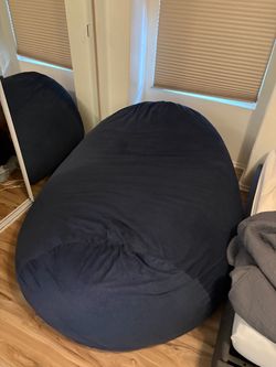 Large Bean Bag Chair Navy Blue