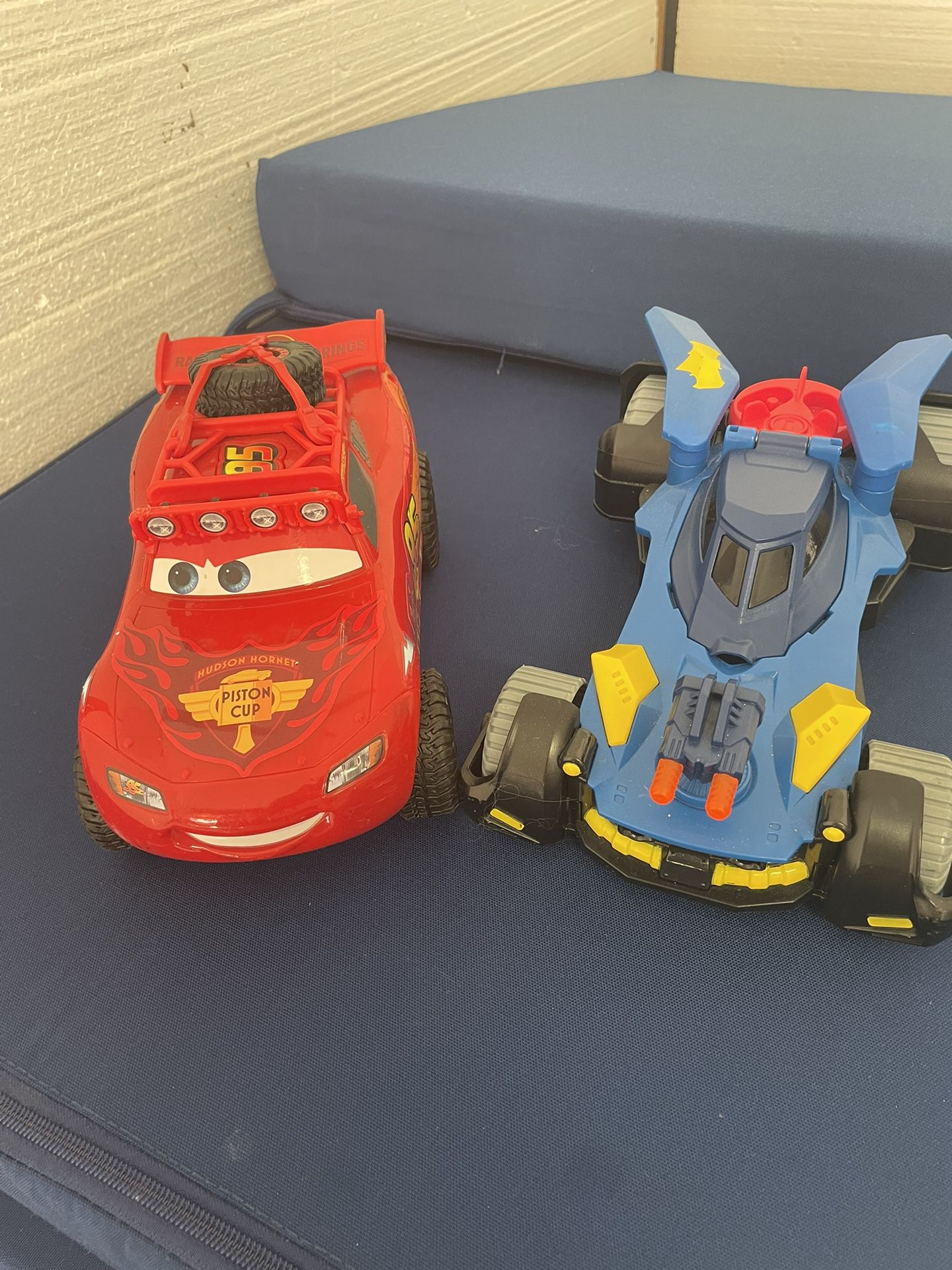 Batman and Lightning McQueen Toy Cars