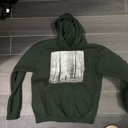 M Medium Green Folklore Hoodie