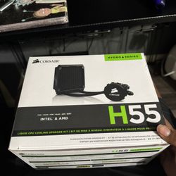 corsair hydro series h55 liquid cpu cooler